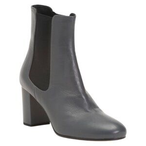 THEORY Made In Italy Leather Block Booties